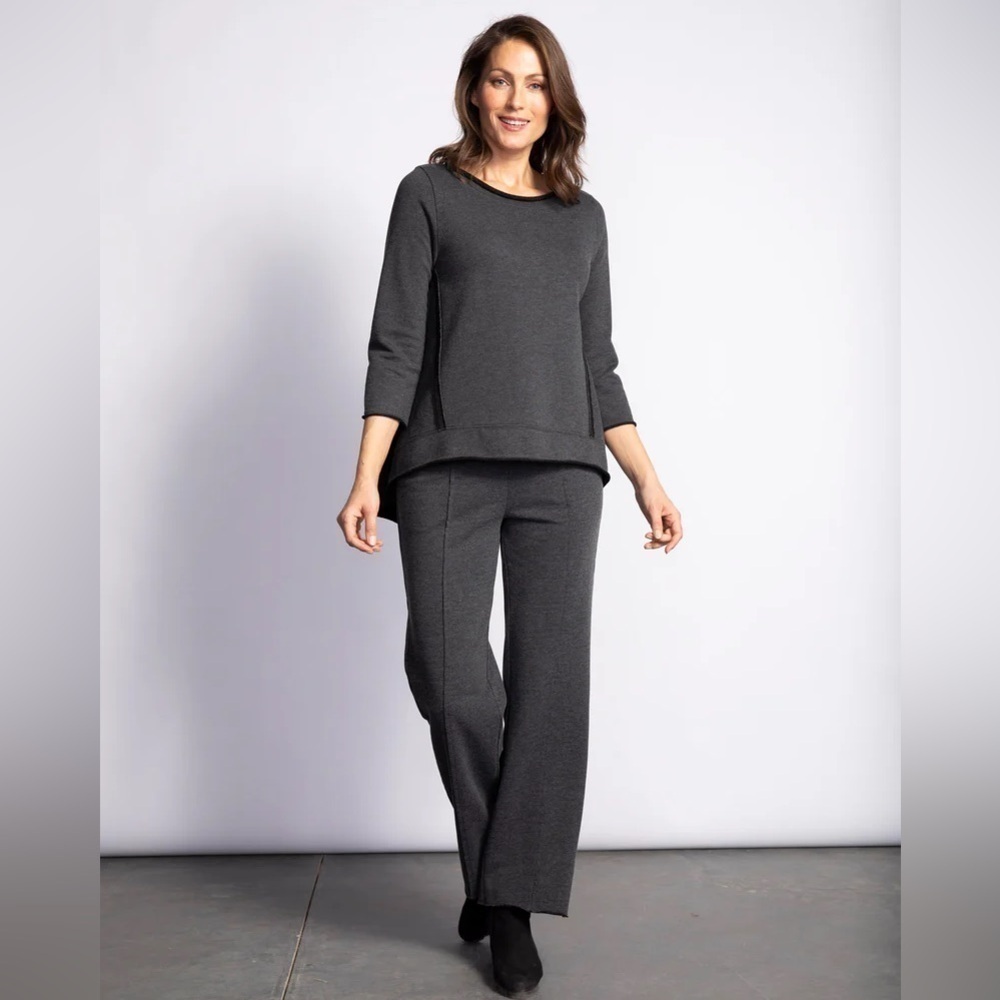* New LIV BY HABITAT Sz  XLg CLOTHES HEATHERED FRENCH TERRY STRAIGHT PANT - Picture 3 of 8